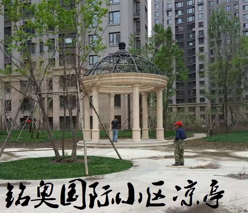 內(nèi)蒙古五常銘奧國際小區(qū)涼亭
